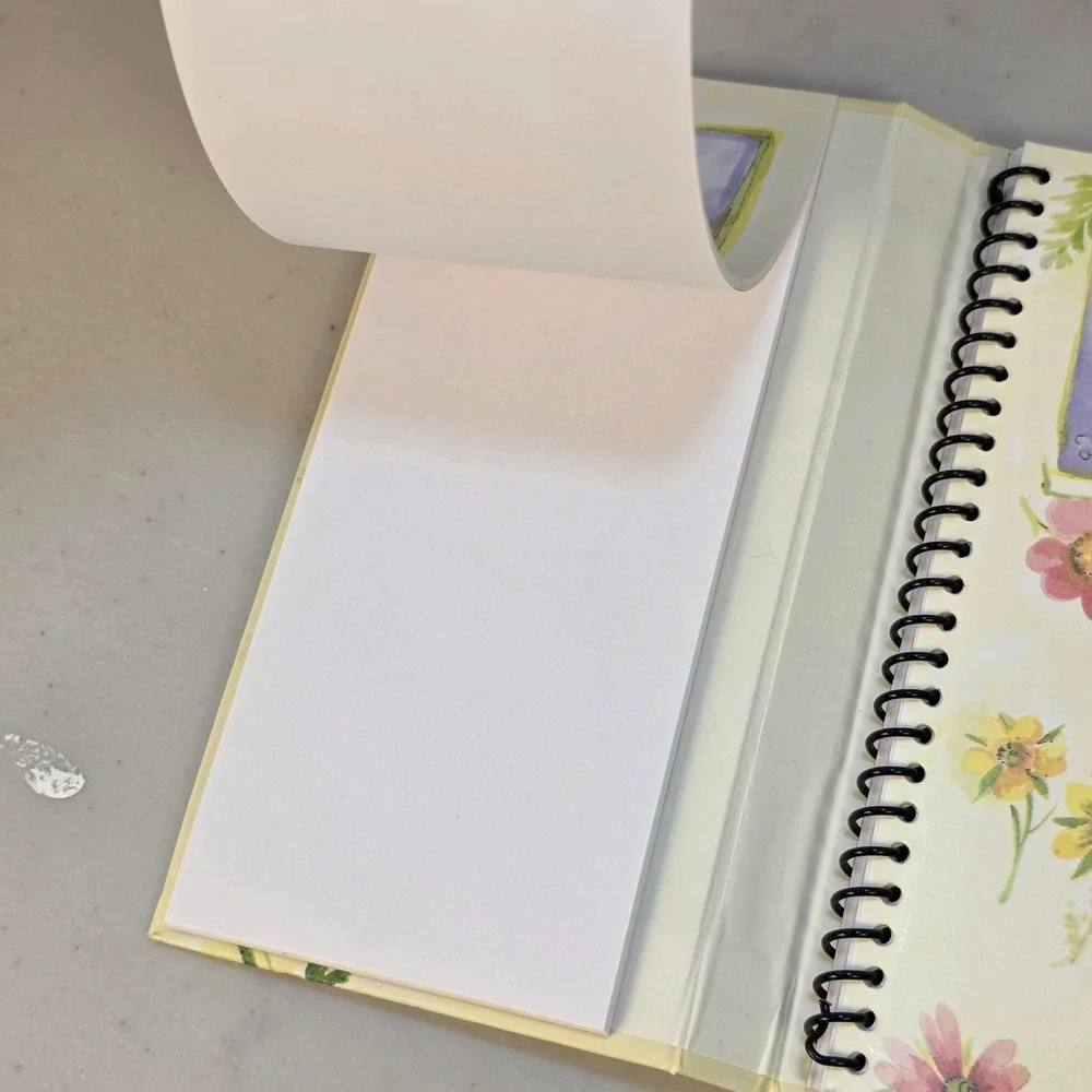 VTG Martin Designs‎ Floral Butterfly Address Book Organizer Stationary Spiral